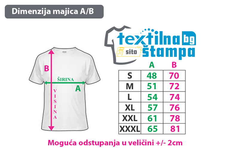 MAJICE ZA CEPANJE | pamučna majica